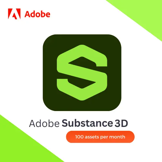 Adobe Substance 3D Collection for Teams 100 Assets per Month (Yearly)