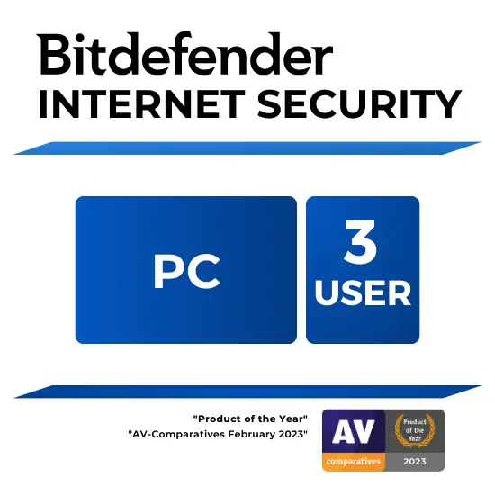 Bitdefender Internet Security (3 Device) (Yearly)