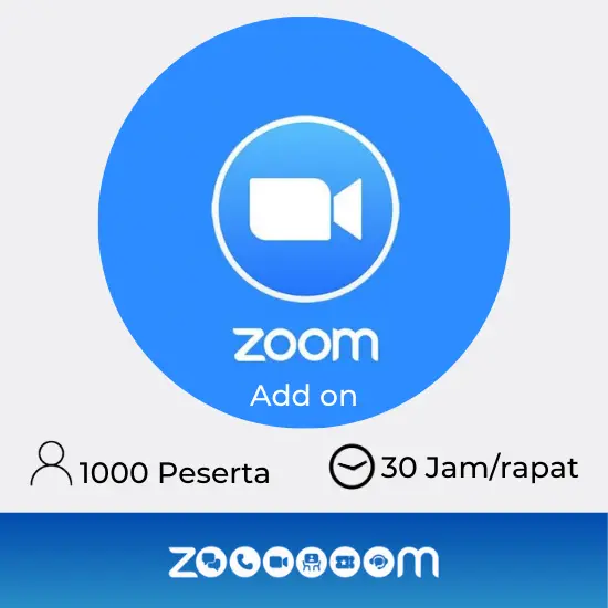 Zoom Pro Add On 1000 Perseta for 1 Host (Yearly)