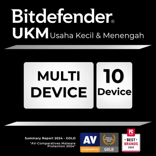 Bitdefender Usaha Kecil dan Menengah 10 Device (maks 3 Server) (Yearly)