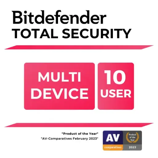[A-OTR-BITTSEC1Y10D] Bitdefender Total Security (10 Device) (Yearly)