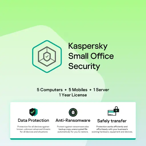 [A-OTR-KASOFFSEC-5U1Y] Kaspersky Small Office Security (5 Users) (Yearly)