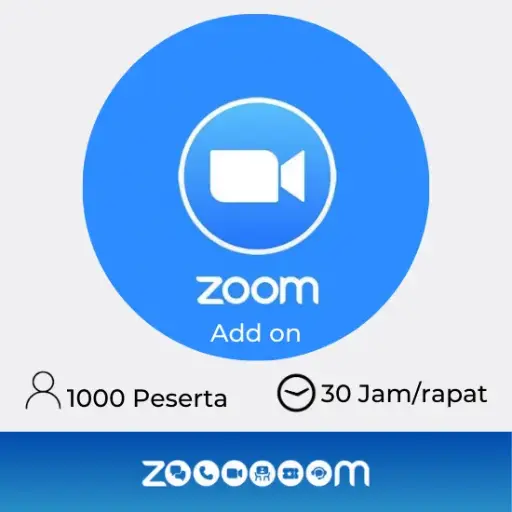 [A-OTR-ZOOMADD-1000P] Zoom Pro Add On 1000 Perseta for 1 Host (Yearly)