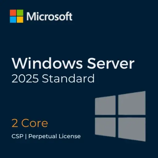 [A-DG7GMGF0PWHC-2C] Microsoft Windows Server 2025 Standard (2 Core License Pack) (CSP) (Perpetual)