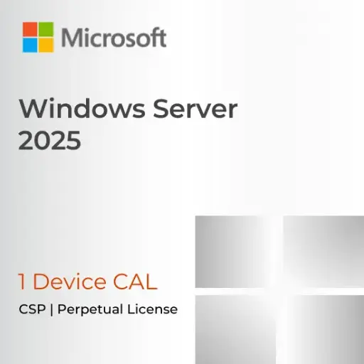 [A-DG7GMGF0PWHT-DC] Microsoft Windows Server 2025 (1 Device CAL License) (Perpetual) (CSP)